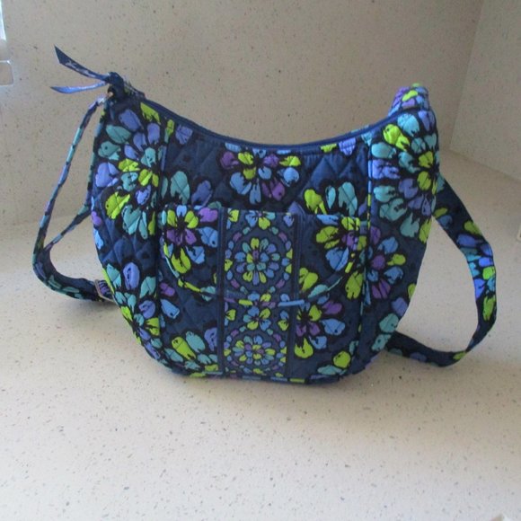Vera Bradley Handbags - Vera Bradley Lizzy Crossbody Bag Navy Blue NEW